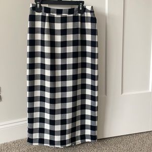 WHO WHAT WEAR midi gingham skirt size 2